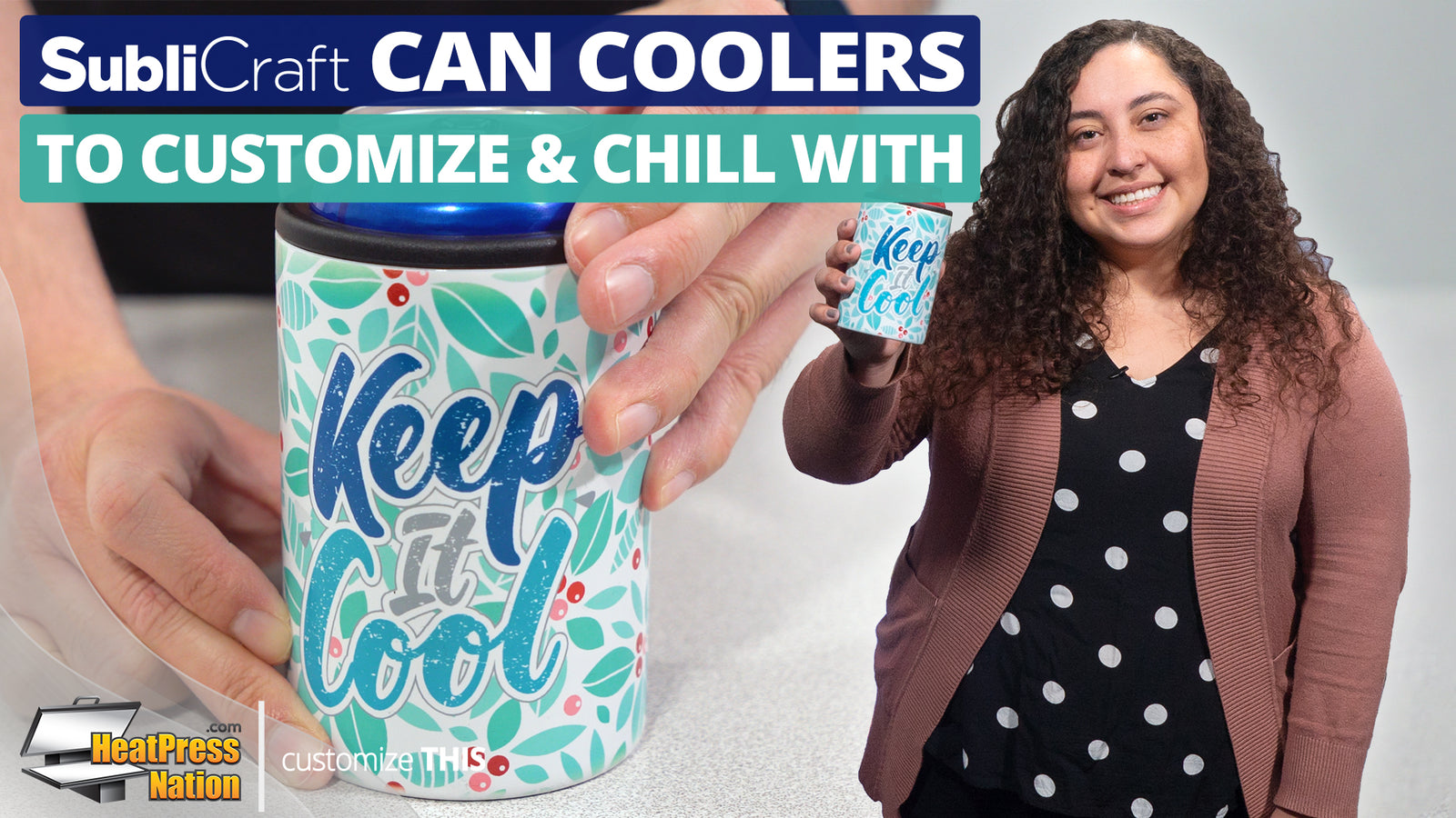 How To Make A Custom SubliCraft Can Cooler - HeatPressNation
